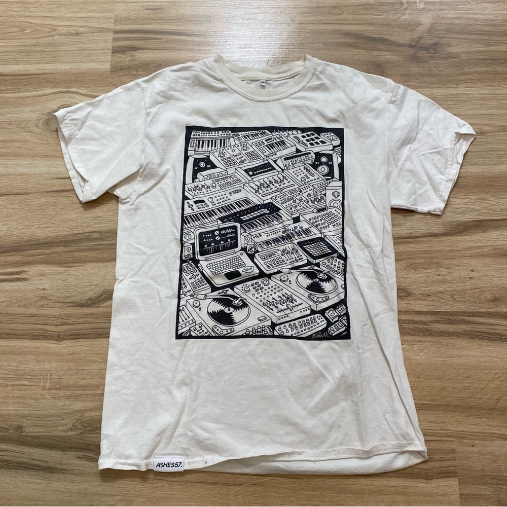 Ashes57 teklife shirt white medium M